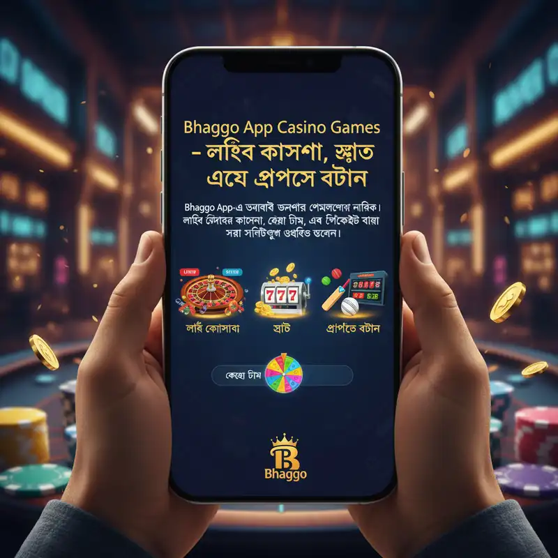 Bhaggo App ক্যাসিনো গেম ইন্টারফেস